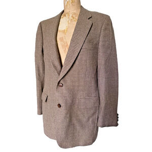 Vintage Lanvin Men's Blazer 100% virgin Wool Sz 40 ?Sports Coat Business Career